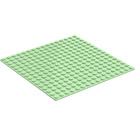 LEGO Lys grønn Bunnplate 16 x 16 (6098 / 57916)