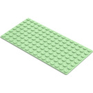 LEGO Verde chiaro Base 8 x 16 (3865)