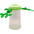 LEGO Light Green Duplo Cart Lid with 3 Leaves