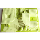 LEGO Lys lime Bunnplate 32 x 48 Hevede Palace (44510)