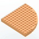 LEGO Light Orange Brick 12 x 12 Round Corner  without Top Pegs (6162 / 42484)