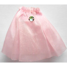 LEGO Hell-Pink Lange Sheer Skirt mit Diamant (44612 / 44613)