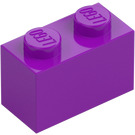 LEGO Light Purple Brick 1 x 2 with Bottom Tube (3004 / 93792)