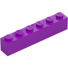 LEGO Light Purple Brick 1 x 6 (3009 / 30611)