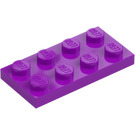 LEGO Light Purple Plate 2 x 4 (3020)