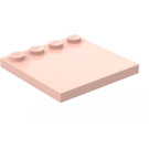 LEGO Saumon léger Tuile 4 x 4 avec Goujons sur Bord (6179)