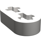 LEGO Light Stone Gray Beam 2 x 0.5 with Axle Holes (41677 / 44862)