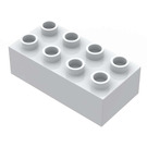 LEGO Hellsteingrau Duplo Backstein 2 x 4 (3011 / 31459)
