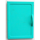 LEGO Light Turquoise Door 1 x 8 x 6 Scala Cupboard (6879)