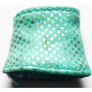 LEGO Light Turquoise Trapezium Skirt with Silver Sequins (47689)