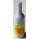 LEGO Hellviolett Scala Wine Flasche mit Pineapple Aufkleber