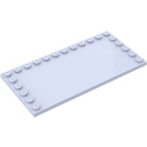 LEGO Hellviolett Fliese 6 x 12 mit Bolzen auf 3 Edges (6178)