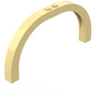 LEGO Light Yellow Arch 1 x 12 x 5 with Curved Top (6184)