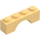 LEGO Light Yellow Arch 1 x 4 (3659)