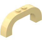 LEGO Amarillo claro Arco 1 x 6 x 2 con Parte superior curva (6183 / 24434)