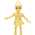 LEGO Light Yellow Belville Fairy with Silver Stars Minifigure