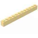 LEGO Light Yellow Brick 1 x 12 (6112)