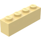 LEGO Hellgelb Backstein 1 x 4 (3010 / 6146)