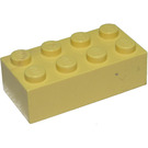 LEGO Lichtgeel Steen 2 x 4 (3001 / 72841)