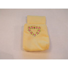 LEGO Light Yellow Sleeping Bag for Child with Rose Heart and Crown (23261 / 23262)