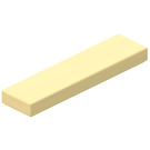 LEGO Light Yellow Tile 1 x 4 (2431 / 35371)