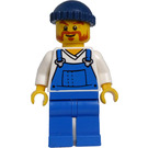 LEGO Lighthouse Keeper mit Dark Blau Gestrickt Kappe Minifigur