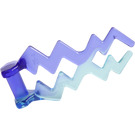 LEGO Lightning Bolt avec Marbré Transparent Violet (28555 / 59233)