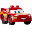 LEGO Lightning McQueen with Rust-eze Hood and Treated Tyres Duplo Figure