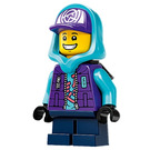 LEGO Lil' Nelson mit Medium Azure Kapuze Minifigur