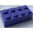 LEGO Lilac Brick Magnet - 2 x 4 (30160)