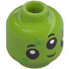 LEGO Limette Alien Minifigur Kopf (Sicherheitsnoppe) (3274 / 105888)