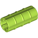 LEGO Lime Axle Connector (Ridged with 'x' Hole) (6538)