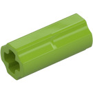 LEGO Lime Aksel Stik (Glat med 'x' hul) (59443)