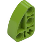 LEGO Lime Beam 1 x 2 x 3 Bent 90 Degrees Quarter Ellipse (71708)