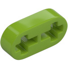 LEGO Lime Trave 2 x 0.5 con Asse Fori (41677 / 44862)