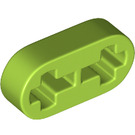 LEGO Lime Beam 2 x 0.5 with Axle Holes (41677 / 44862)