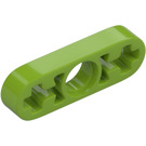 LEGO Citron Vert Faisceau 3 x 0.5 Mince avec Essieu des trous (6632 / 65123)