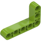 LEGO Limoen Balk 3 x 5 Krom 90 graden, 3 en 5 Gaten (32526 / 43886)