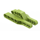 LEGO Lime Beam 7 x 3 x 2 Split (32308)