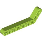 LEGO Lime Beam Bent 53 Degrees, 3 and 7 Holes (32271 / 42160)