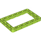 LEGO Limette Strahl Rahmen 7 x 11 (39794)