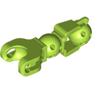 LEGO Lime Beam with Ball Socket and Two Joints (90617)