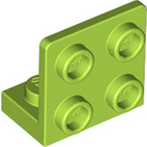 LEGO Lime Bracket 1 x 2 - 2 x 2 Up (99207)