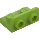 LEGO Lime Fäste 1 x 2 med 1 x 2 Upp (99780)