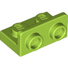LEGO Lime Bracket 1 x 2 with 1 x 2 Up (99780)
