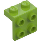 LEGO Lime Bracket 1 x 2 with 2 x 2 (21712 / 44728)