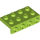 LEGO Lime Bracket 2 x 4 with 1 x 4 Downwards Plate (5175)