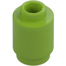 LEGO Citron Vert Brique 1 x 1 Rond avec tenon ouvert (3062 / 35390)