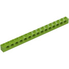 LEGO Lime Brick 1 x 16 with Holes (3703)