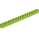 LEGO Limoen Steen 1 x 16 met Gaten (3703)